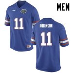 Men's Florida Gators #11 Demarcus Robinson NCAA Nike Blue Authentic Stitched College Football Jersey DUF7062KT